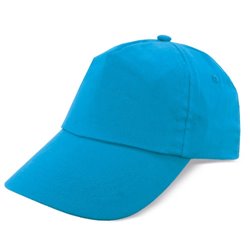 Gorra azul claro en algodón peinado de 5 paneles con cierre ajustable de velcro · KoalaRojo, Artículo promocional y personalizado
