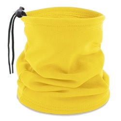 Braga polar amarilla de 280 gr/m2 con cordón de ajuste para usar como gorro · Merchandising promocional de Textil · Koala Rojo