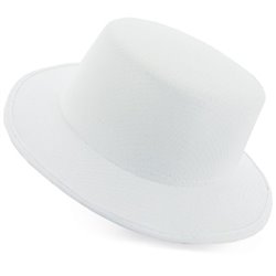 Sombrero ala ancha estilo cordobés blanco en poliéster y plástico · KoalaRojo, Artículo promocional y personalizado