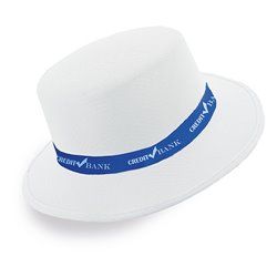 Sombrero ala ancha estilo cordobés. Ejemplo con cinta personalizada · KoalaRojo, Artículo promocional y personalizado