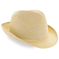 Sombrero estilo Chicago sintético en color natural con cinta interior · KoalaRojo, Artículo promocional y personalizado