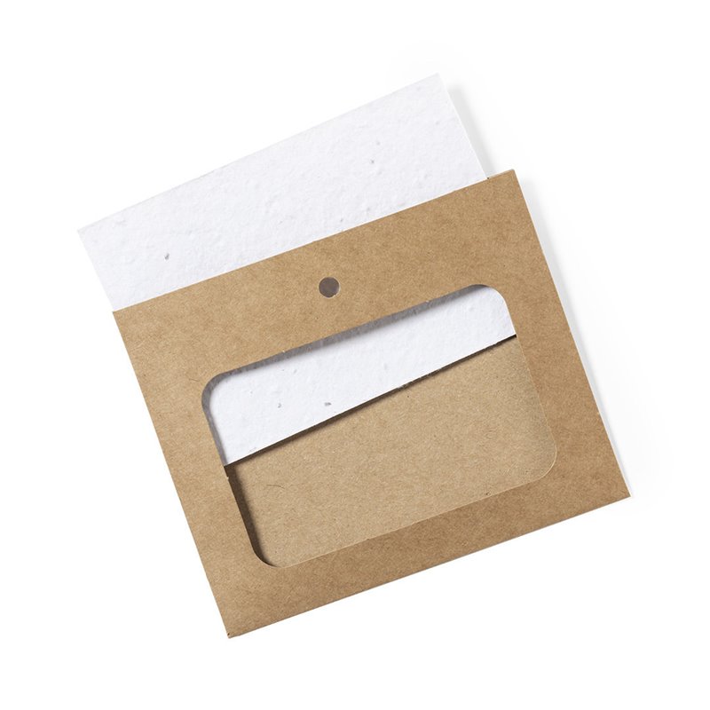Identificador en cartón reciclado con tarjeta semillas de flores silvestres · Koala Rojo, Merchandising promocional y personalizado
