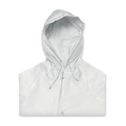 Chubasquero con capucha de bolsillos en EVA blanco con bolsa a juego · Merchandising promocional de Por estación y clima · Koala Rojo
