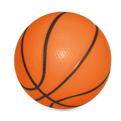 Pelota basket antiestrés con la forma clásica pelota de baloncesto · Merchandising promocional de Anti estrés · Koala Rojo