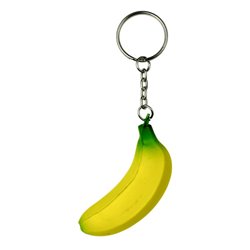 Llavero antiestrés plátano amarillo para regalo publicitario · Merchandising promocional de Anti estrés · Koala Rojo