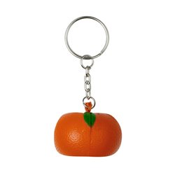 Llavero antiestrés naranja en naranja para regalo publicitario · Merchandising promocional de Anti estrés · Koala Rojo