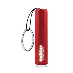 Llavero Linterna LED roja para personalización iluminada con láser · KoalaRojo, Artículo promocional y personalizado