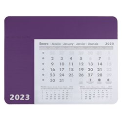 Alfombrilla calendario de ratón lila / morado y transparente con hojas calendario · KoalaRojo, Artículo promocional y personalizado