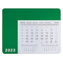 Alfombrilla calendario de ratón tapa verde y transparente con hojas calendario · KoalaRojo, Artículo promocional y personalizado