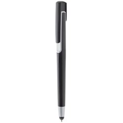 Bolígrafo touch en plástico ABS negro con detalle blanco en contraste · KoalaRojo, Artículo promocional y personalizado