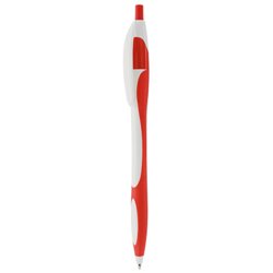 Bolígrafo ABS y termoplástico bicolor rojo de diseño moderno y ergonómico · Merchandising promocional de Escritorio y Oficina · Koala Rojo