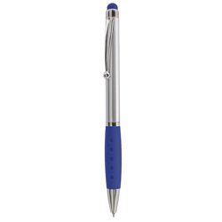 Bolígrafo puntero acabado metalizado con agarre antideslizante azul · KoalaRojo, Artículo promocional y personalizado