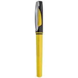 Puntafina roller azul con cuerpo en amarillo y tapón negro · KoalaRojo, Artículo promocional y personalizado