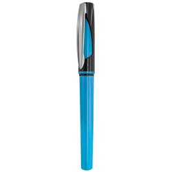 Puntafina roller azul con cuerpo en azul y tapón negro · KoalaRojo, Artículo promocional y personalizado