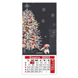 Mini almanaque de faldilla con imán para nevera · Merchandising promocional de Calendarios y almanaques · Koala Rojo