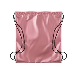 Bolsa mochila de cuerdas en laminado brillante de color con cordones negros · KoalaRojo, Artículo promocional y personalizado