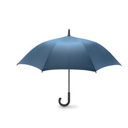 Paraguas anti viento automático azul de mango curvo eje metal lacado y varillas fibra de vidrio · KoalaRojo, Artículo promocional y personalizado