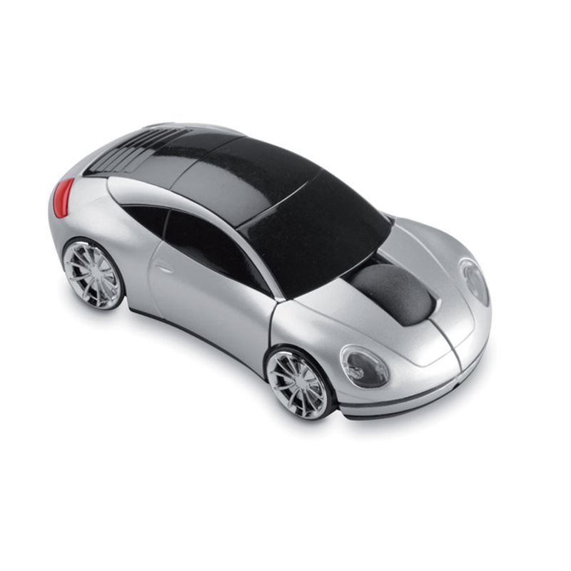 Ratón inalámbrico en forma de coche funcionamiento a pilas · Koala Rojo, Merchandising promocional y personalizado