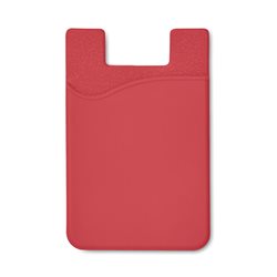 Tarjetero de silicona para móvil en rojo · KoalaRojo, Artículo promocional y personalizado