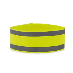 Brazalete deportivo en amarillo con 2 franjas reflectantes para alta visibilidad · KoalaRojo, Artículo promocional y personalizado