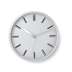 Reloj de pared de esfera sin números y con sistema clic clac · Merchandising promocional de Tecnología · Koala Rojo