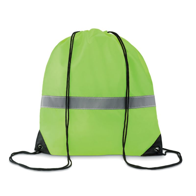  Bolsa mochila cuerdas AV con banda reflectante y esquinas reforzadas · Koala Rojo, Merchandising promocional y personalizado