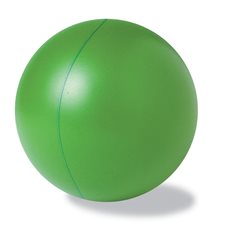 Pelota antiestrés en PU verde de 6cm de diámetro