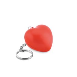Llavero corazón antiestrés en espuma de poliuretano roja · KoalaRojo, Artículo promocional y personalizado
