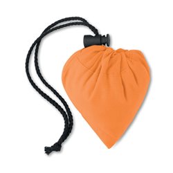 Bolsa plegada de compra en algodón naranja con asas cortas y cierre cordón · KoalaRojo, Artículo promocional y personalizado