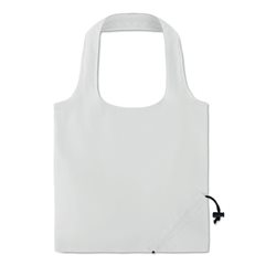 Bolsa de la compra plegable en algodón blanco con asas cortas y cierre cordón · KoalaRojo, Artículo promocional y personalizado