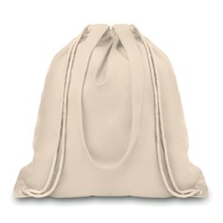 Bolsa de cuerdas en lona canvas crudo con asas largas para usar como bolsa de la compra · KoalaRojo, Artículo promocional y personalizado