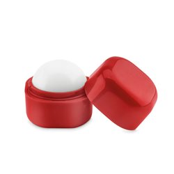 Bálsamo labial en forma cubo rojo con tapa · KoalaRojo, Artículo promocional y personalizado