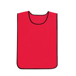 Chaleco deportivo rojo con correas elásticas laterales y refuerzo en sisas y cuello · KoalaRojo, Artículo promocional y personalizado