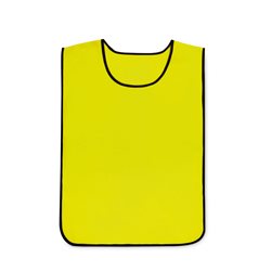 Chaleco deportivo amarillo con correas elásticas laterales y refuerzo en sisas y cuello · KoalaRojo, Artículo promocional y personalizado