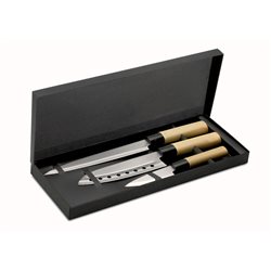 Set de cuchillos japoneses en acero inoxidable y mango de plástico · KoalaRojo, Artículo promocional y personalizado