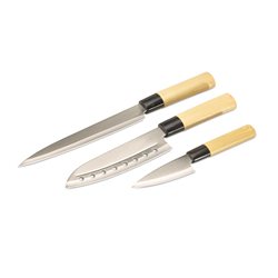 Juego de cuchillos japoneses en acero inoxidable y mango de plástico · KoalaRojo, Artículo promocional y personalizado