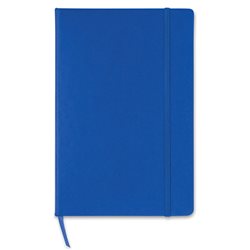 Cuaderno A5 tapa rígida azul y banda elástica a juego con 96 hojas cuadriculadas · KoalaRojo, Artículo promocional y personalizado