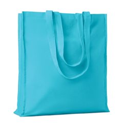 Bolsa de la compra en algodón azul claro 140gr/m2 con asas largas reforzadas · KoalaRojo, Artículo promocional y personalizado