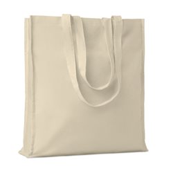 Bolsa de algodón 140gr para la compra con fuelle y asas reforzadas · Merchandising promocional de Bolsas de algodón y orgánicas · Koala Rojo