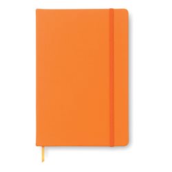 Bloc de notas A5 naranja de goma elástica, marcapáginas y hojas lisas · KoalaRojo, Artículo promocional y personalizado