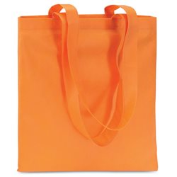 Bolsa de la compra de asas largas en non woven naranja de 40x40 cm · Merchandising promocional de Bolsas non woven · Koala Rojo