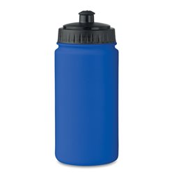Bidón deportivo 500ml en azul y boquilla negro fabricado en PE libre de BPA · KoalaRojo, Artículo promocional y personalizado