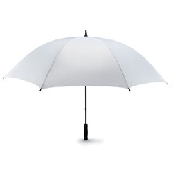 Paraguas de golf grande y anti-viento en blanco con estructura en fibra de vidrio · Merchandising promocional de Paraguas · Koala Rojo