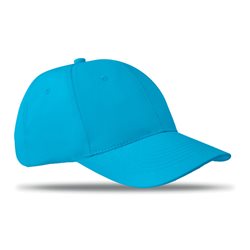 Gorra de algodón azul celeste 6 paneles con cierre de velcro ajustable · KoalaRojo, Artículo promocional y personalizado