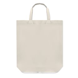 Bolsa de la compra plegable con asas cortas en algodón de 135gr/m2 · Merchandising promocional de Bolsas plegables · Koala Rojo