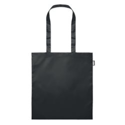 Bolsa en plástico reciclado RPET de la compra en color negro de 38x42 cm · KoalaRojo, Artículo promocional y personalizado