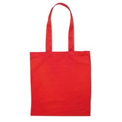 Bolsa de la compra en algodón 140gr/m2 roja con asas largas 38x42 cm · KoalaRojo, Artículo promocional y personalizado
