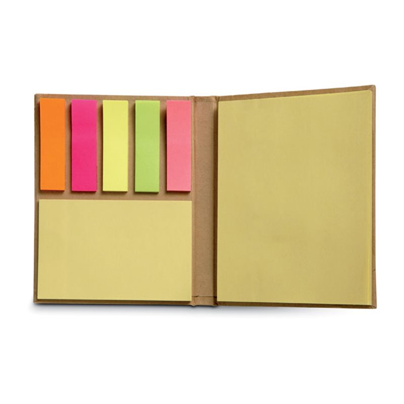 Set de notas con tapas en papel reciclado y varios blocs de notas · Koala Rojo, Merchandising promocional y personalizado