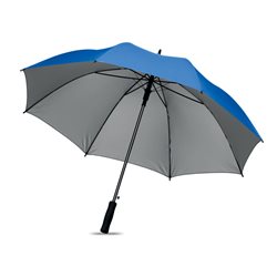 Paraguas automático azul con recubrimiento interior plateado en los paneles · KoalaRojo, Artículo promocional y personalizado