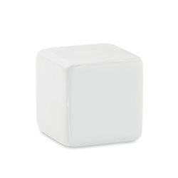 Cubo antiestrés blanco con posibilidad de personalizar 1 o varias caras